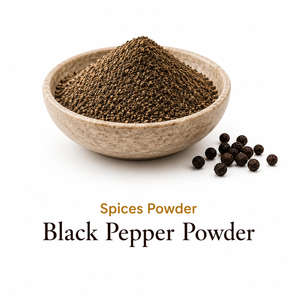 Freshly Ground Premium Black Pepper Powder