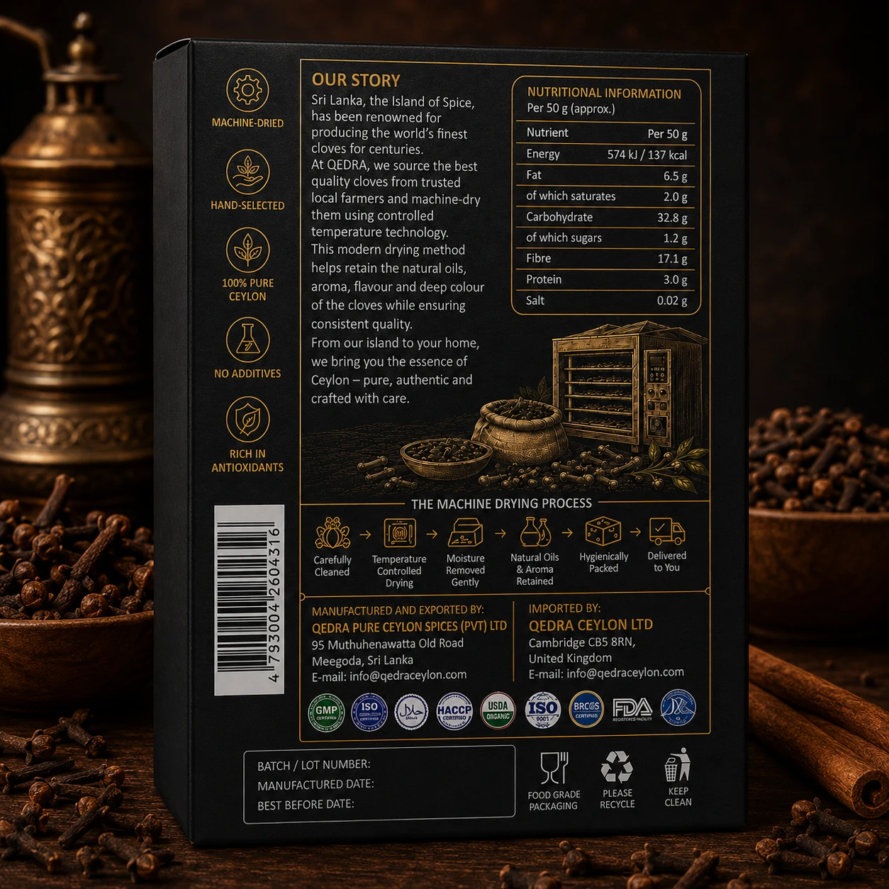 Premium Clean Machine-Dried Cloves (Export Grade) - Image 3