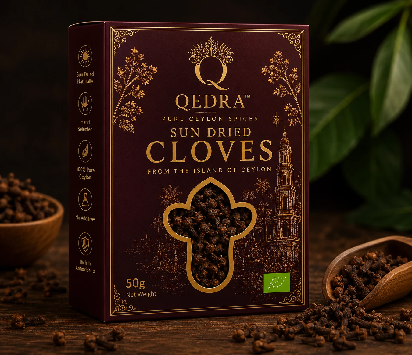 Premium Whole Sun-Dried Cloves (Hand-Picked)