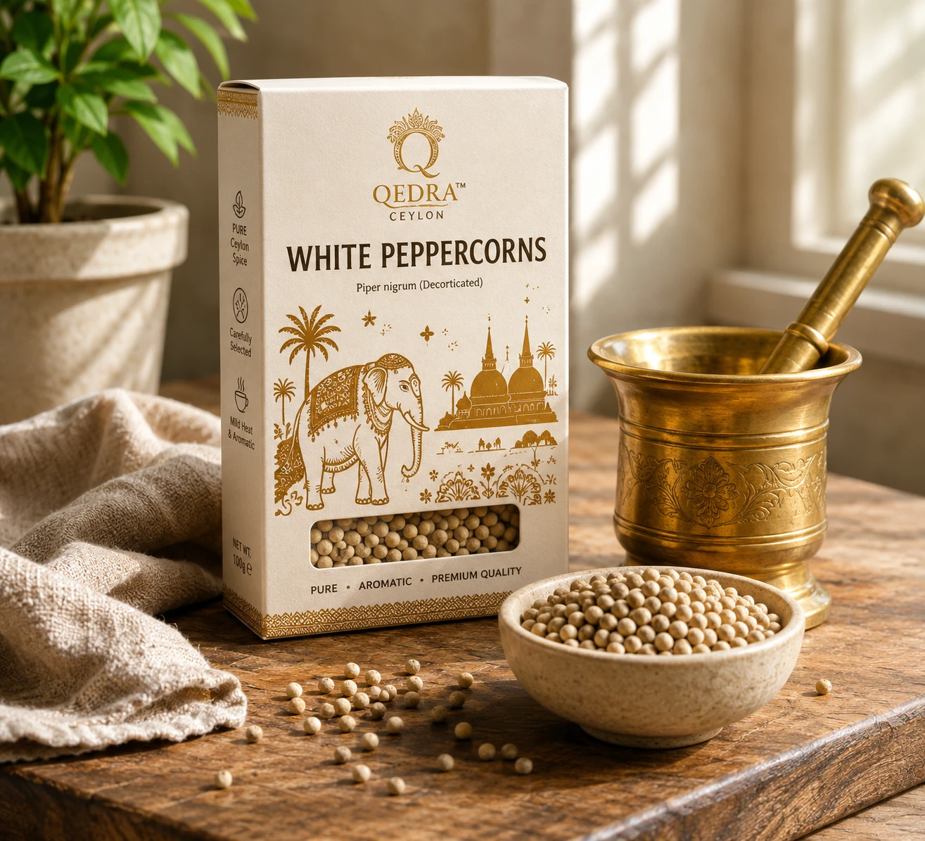 Rare Premium White Pepper Seeds (Whole Peppercorns) - Image 2